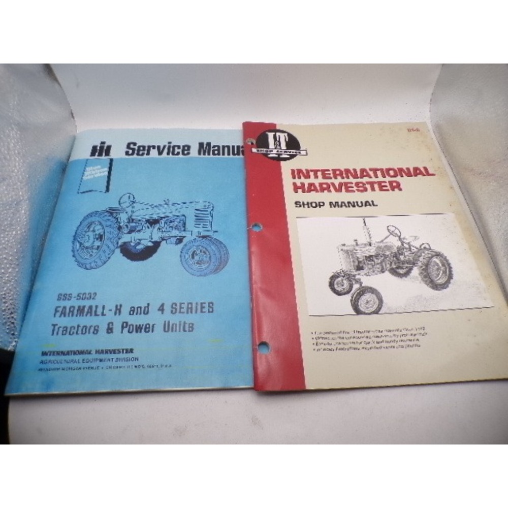 International Harvester Farmall H 4 Series Service Manual GSS-5032 I&T IH-8 Set